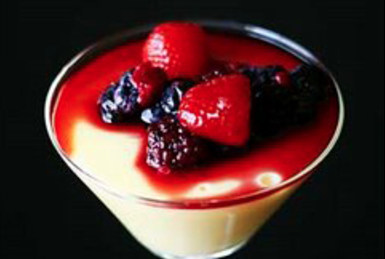 Instant Vanilla Pudding & Berries—Easy Summer Recipe