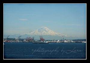 Mount Ranier from Cruise ship