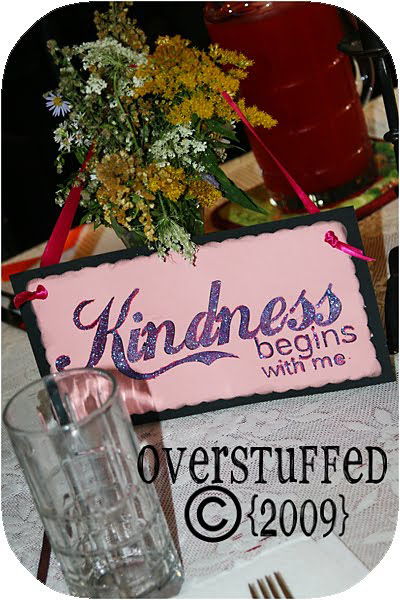 Back-to-School Feast and a Family Theme: Kindness Begins With Me