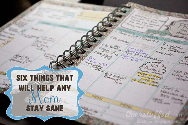 Six Things That Will Help Any Mom Stay Sane