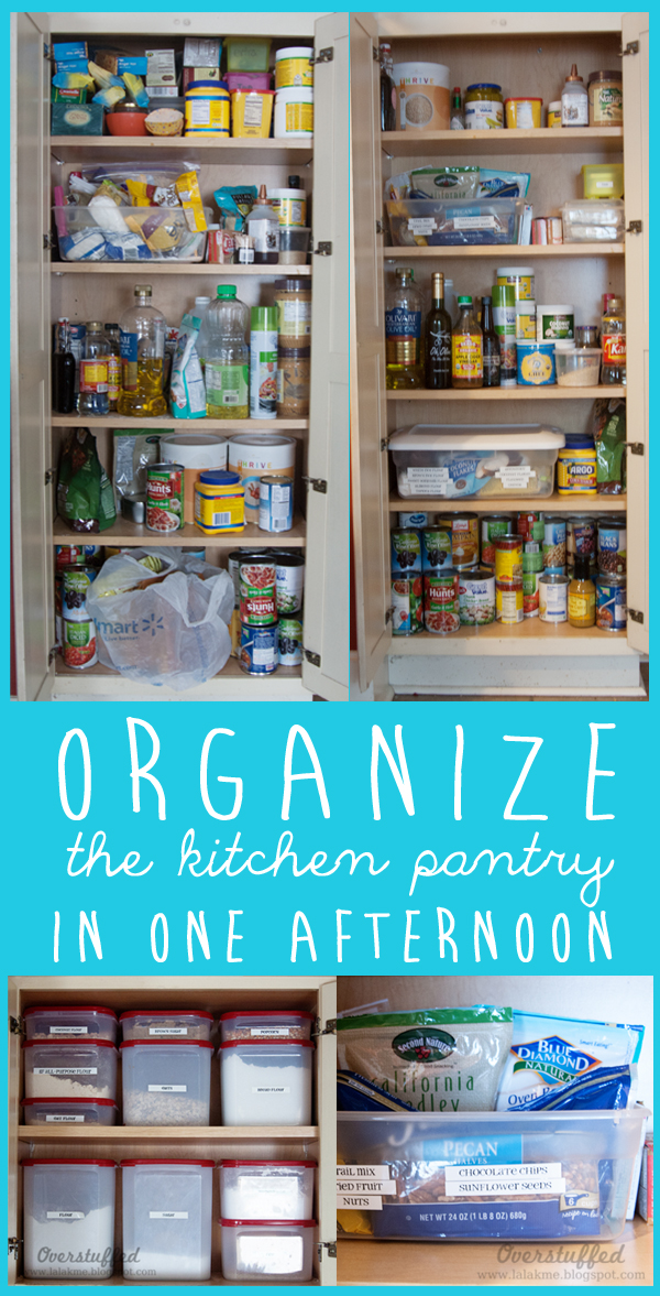 Organizing a Tiny Kitchen Pantry