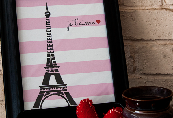 Free Paris Valentine’s Day Printable