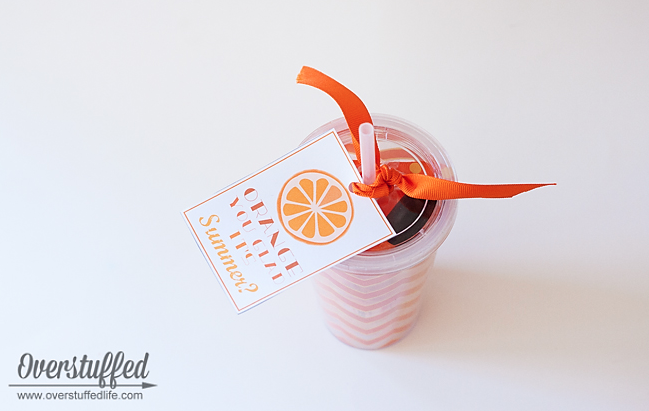 Orange You Glad It’s Summer? (Free Printable)