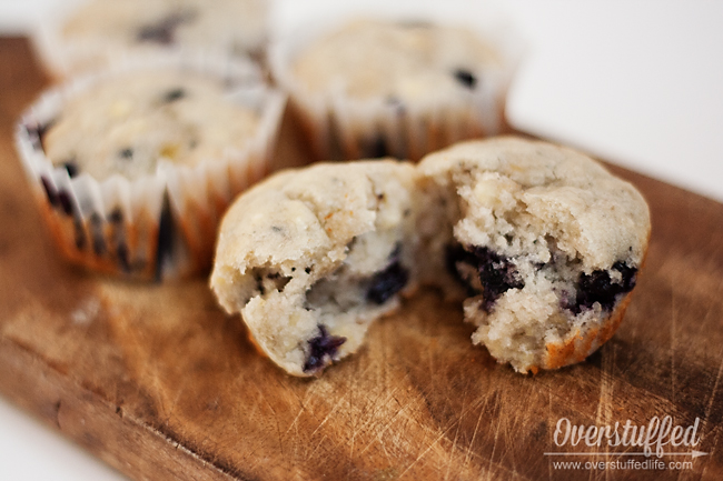 Banana Blueberry Muffins