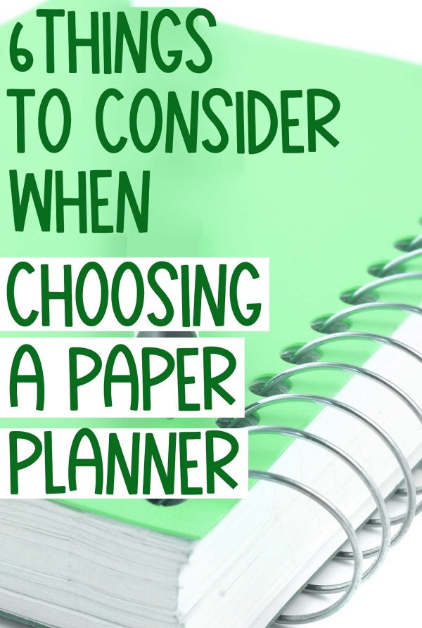 Planner Musings - How to Choose a Planner for Next Year in 3 Steps -  LilDivette