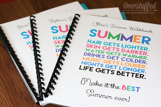 Printable Summer Checklists for Your Kids