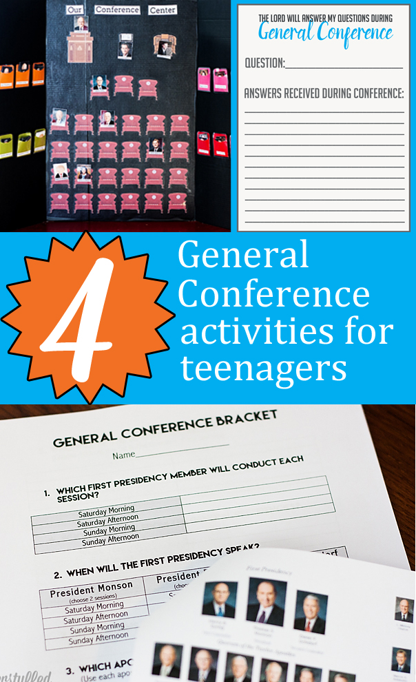 General Conference Activities for Older Kids