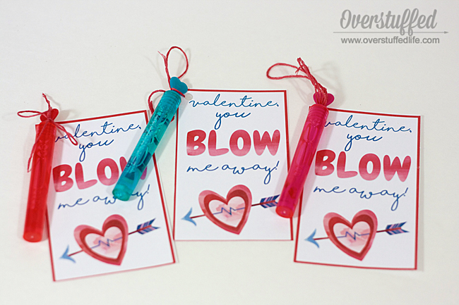 You “Blow” Me Away Valentine’s Day Printable