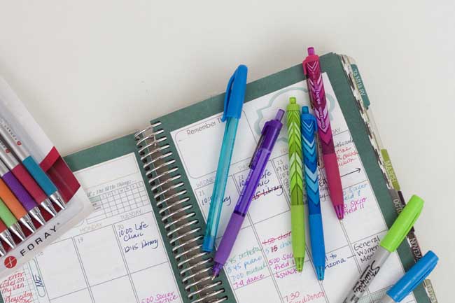 The Best Pens for Writing in Planners