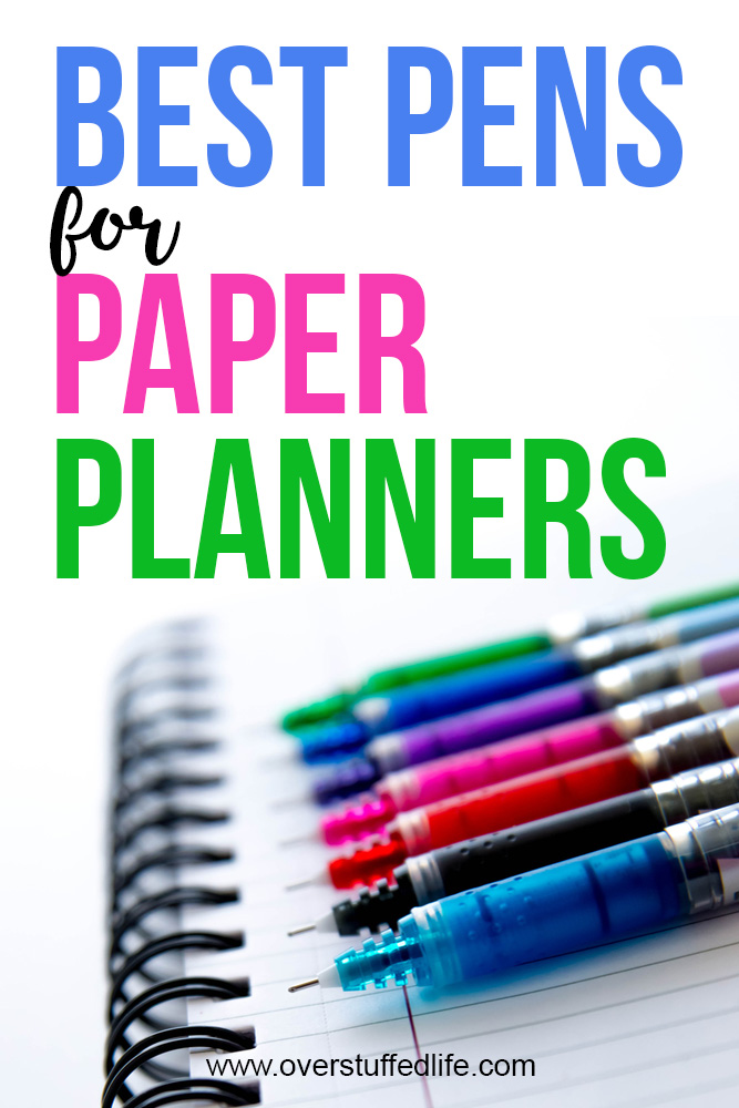 What pens write best on kraft paper? – All About Planners