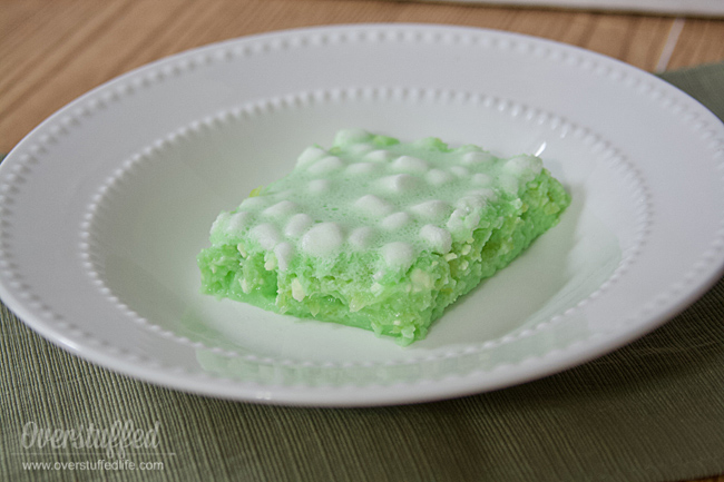 Lime Jello Salad with Cream Cheese and Marshmallows