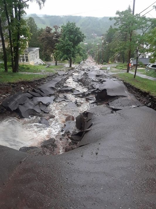 Father's Day Flood 2018—Houghton, Michigan