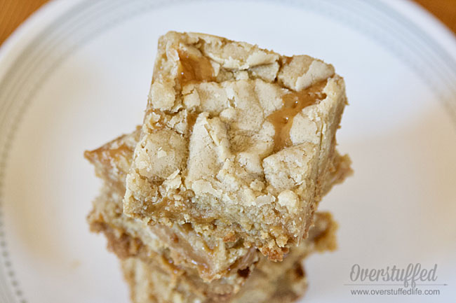 Gluten Free Salted Caramel Cookie Bars