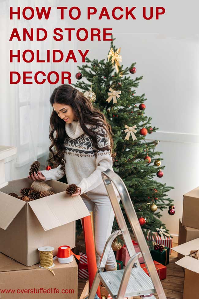 Taking down Christmas is nowhere near as fun as putting it up, but it has to be done! Here are some great tips for keeping it organized so you can store it away for next year.