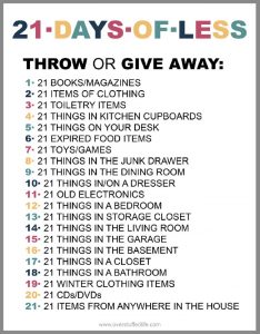 21 Day Declutter Challenge