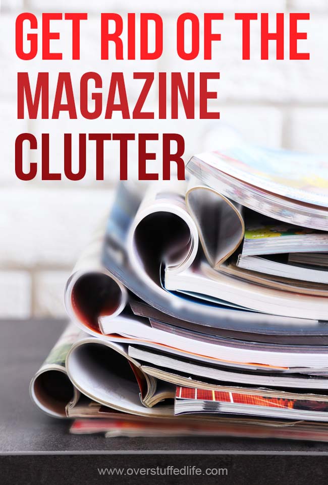 Magazine subscriptions are inspirational, but they can contribute to the clutter problem. Use this quick idea to stay inspired while also keeping clutter out
