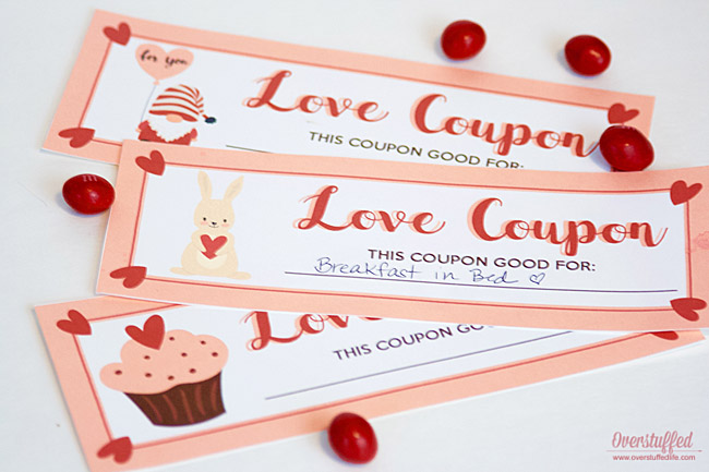 Free Printable: Valentine’s Day Coupons