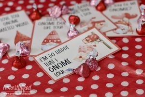 valentines featuring cute valentine's day themed gnomes with cute phrases