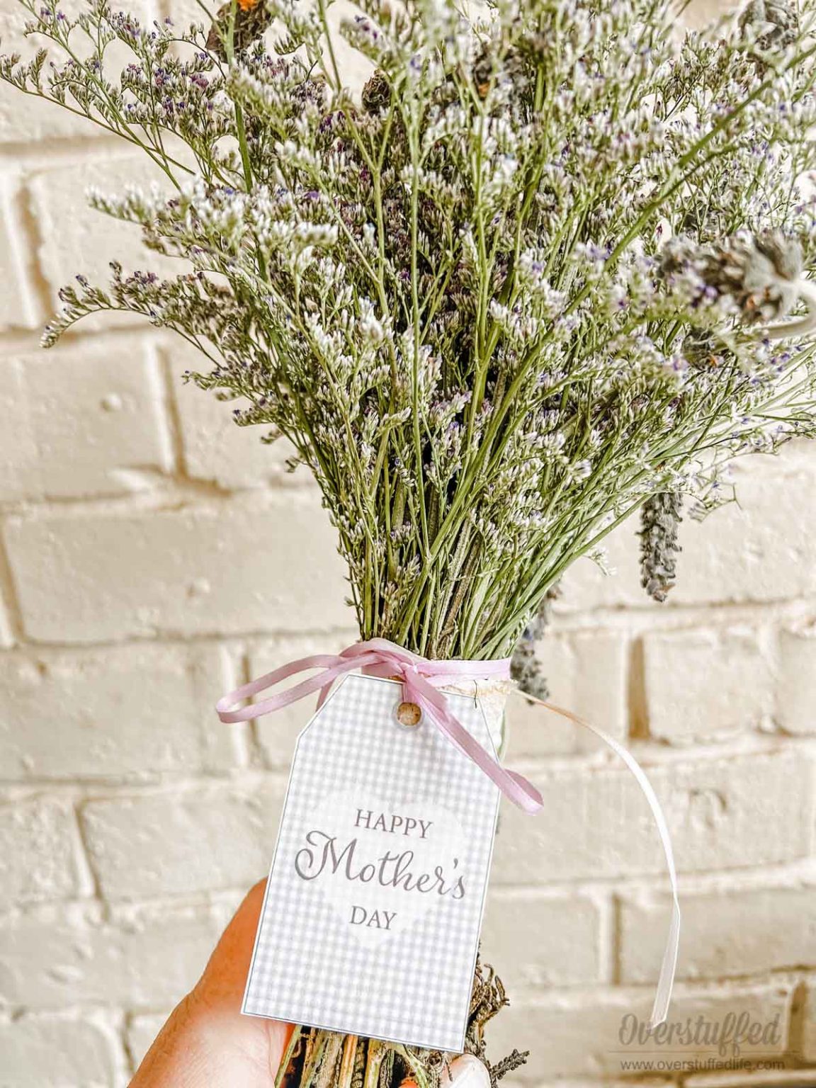 Gingham Mother #39 s Day Tags: Free Printable Overstuffed Life Gingham Mother #39 s Day Tags: Free Printable Overstuffed Life