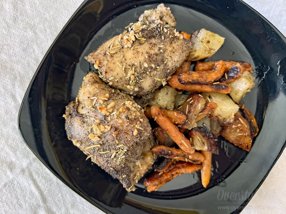 Easy Italian Garlic Rosemary Chicken Thighs Overstuffed Life