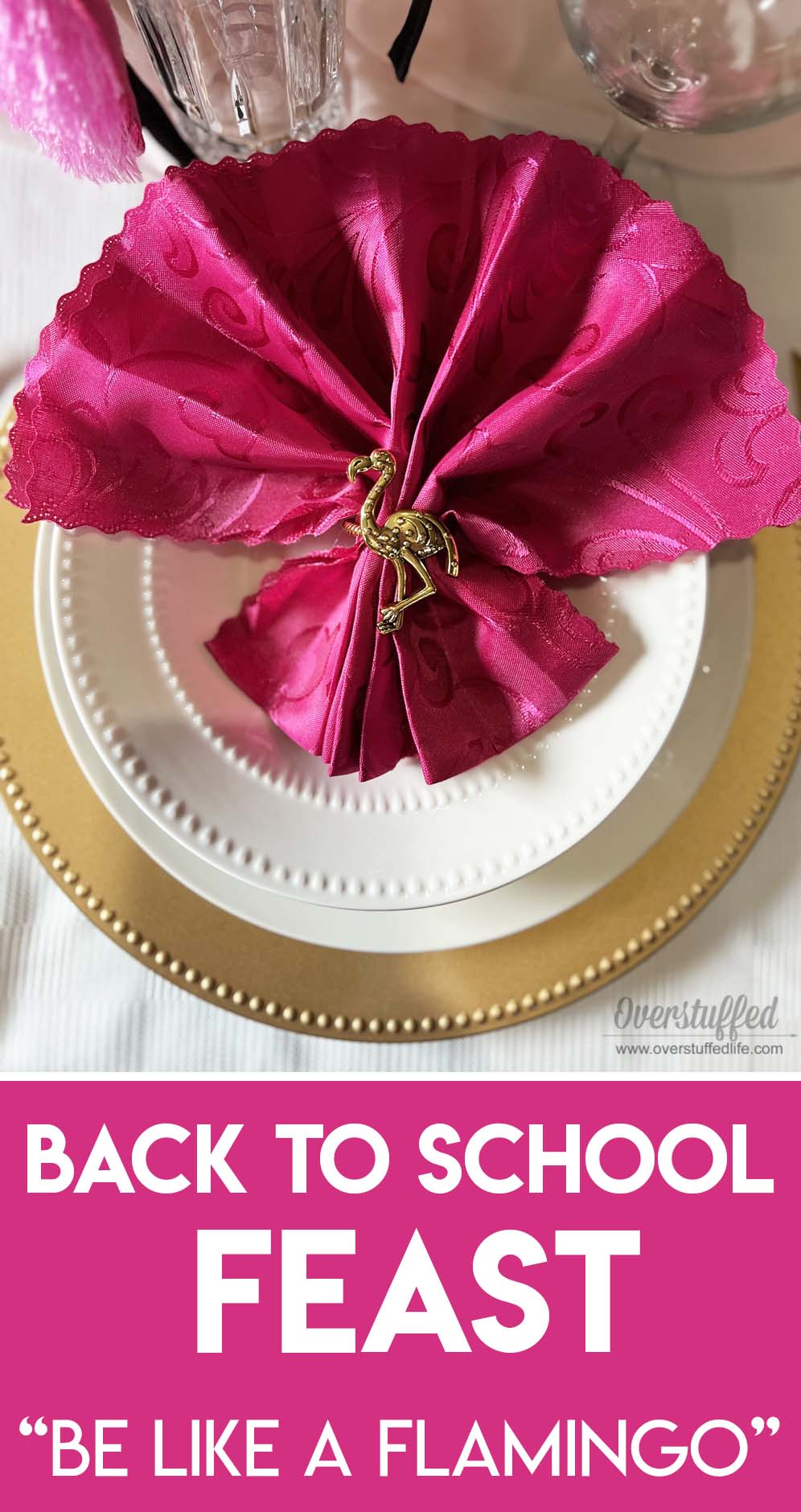 A back to school feast and family theme is a beloved tradition where we introduce a new theme for our family to focus on during the school year. This year's feast and theme are flamingo themed. Find menu ideas, table setting ideas, and a printable "be like a flamingo" theme here. Flamazing! via @lara_neves