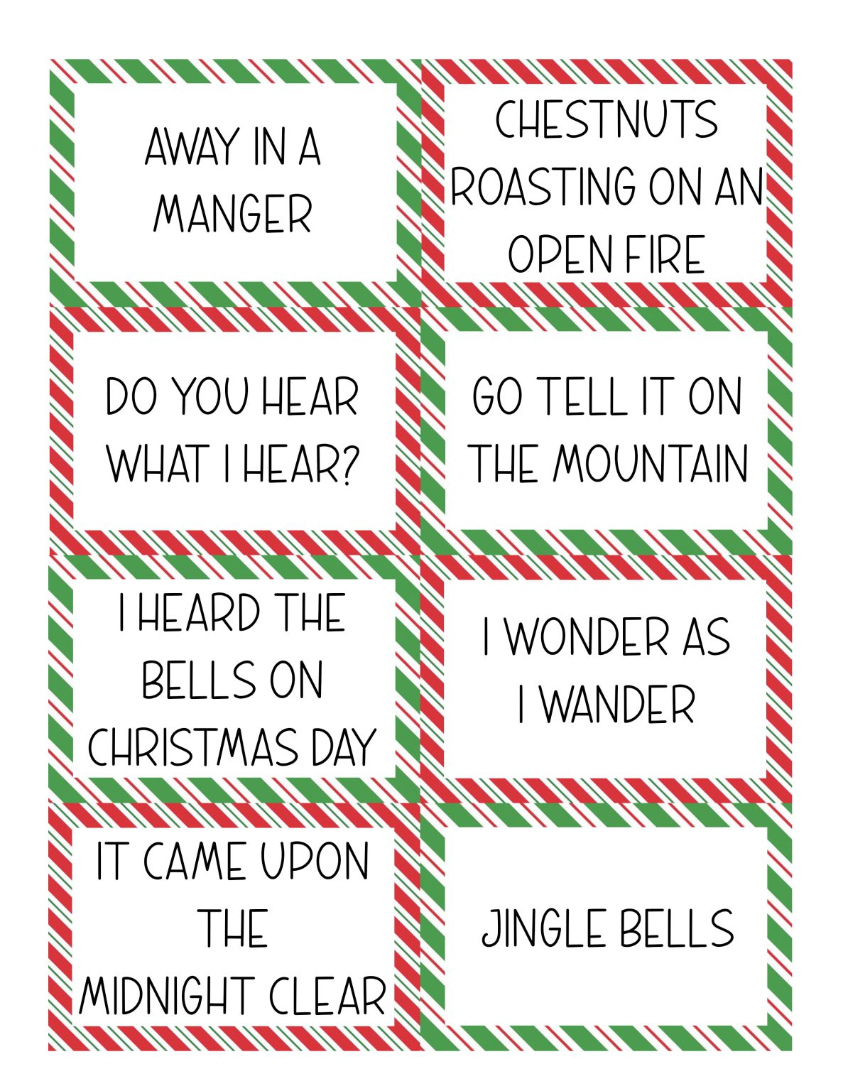Christmas Song Charades Free Party Game Printable Overstuffed Life christmas-song-charades-free-party-game-printable-overstuffed-life
