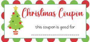 Free Printable Christmas Coupons - Overstuffed Life
