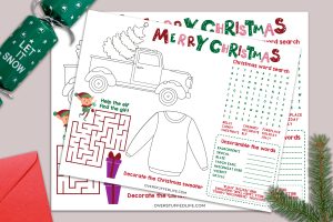 Printable Christmas Placemat