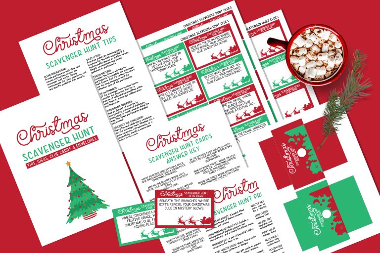 Free Printable Christmas Scavenger Hunt Clues